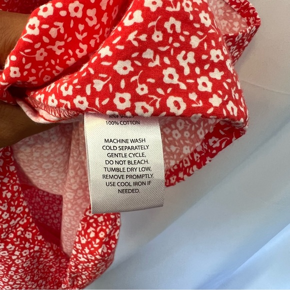 Derek Heart Red Floral Mini Dress - Picture 6 of 8